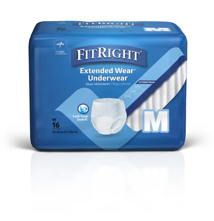 Medline® FitRight® Extended Wear™ Underwear - Disposable Pull-Up - Image 4